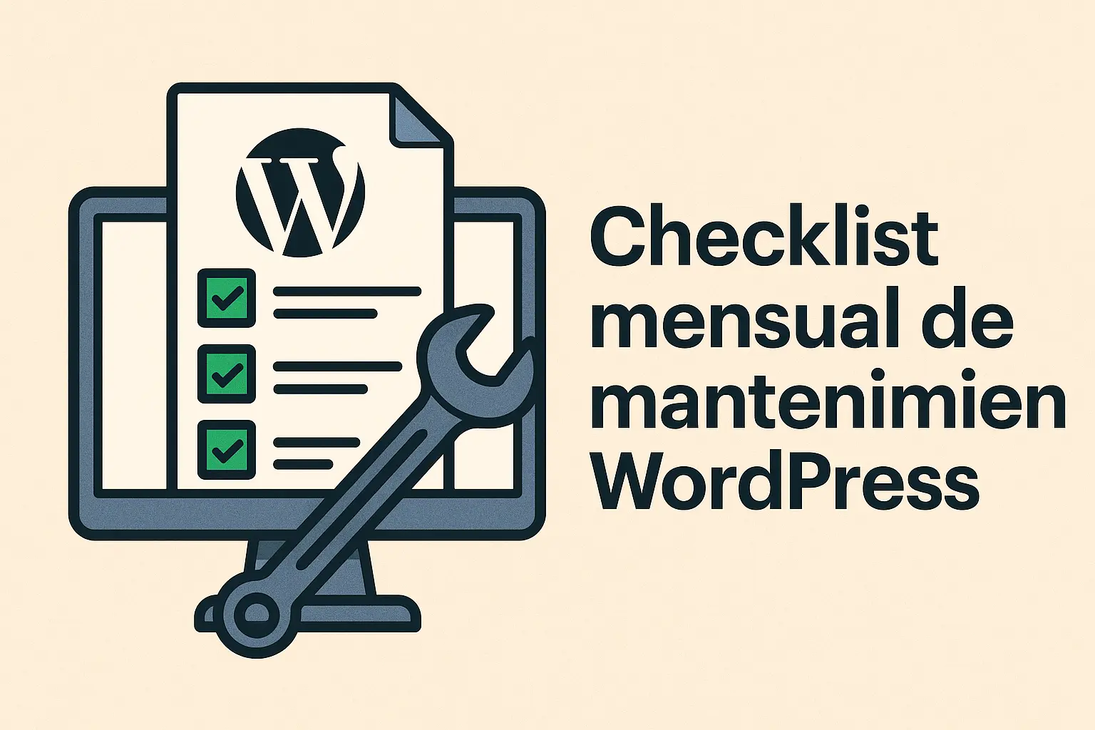 mantenimiento web checklist