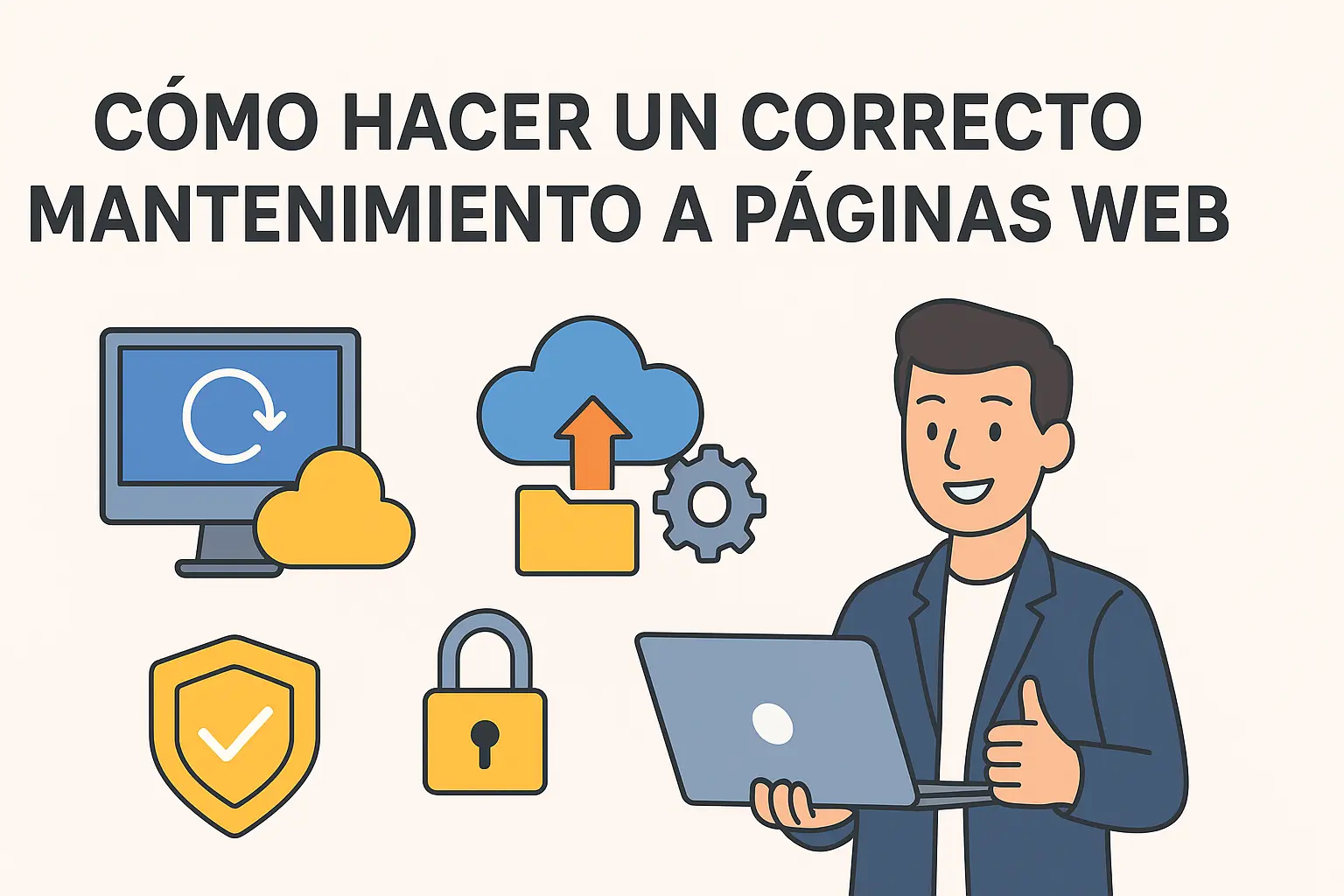 correcto mantenimiento a páginas web