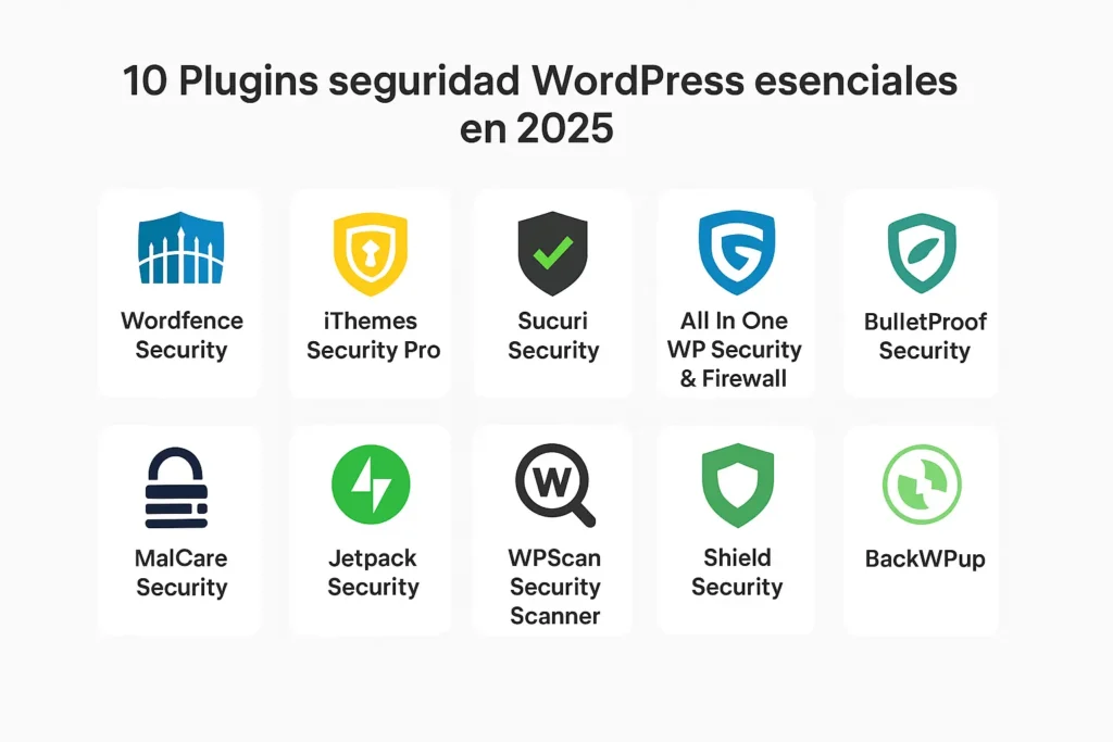 listado plugins seguridad wordpress esenciales