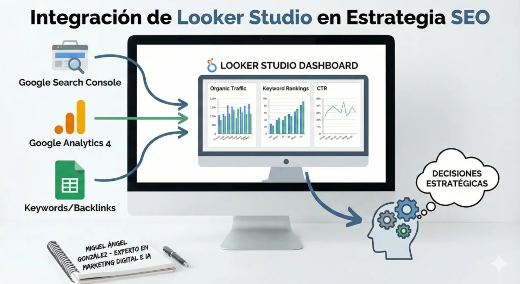 Crear dashboard SEO con Looker Studio