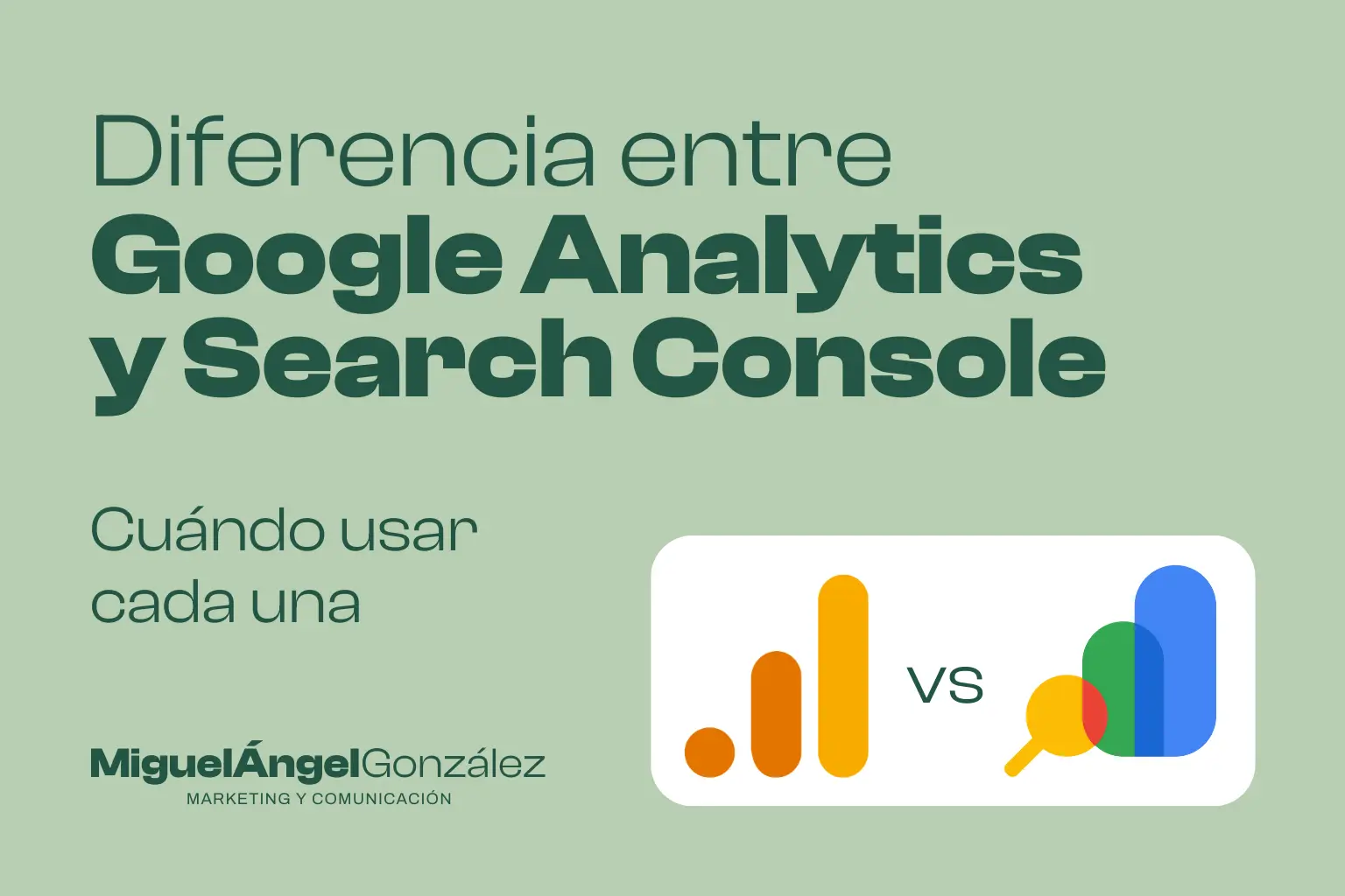 Diferencia entre Google Analytics y Search Console